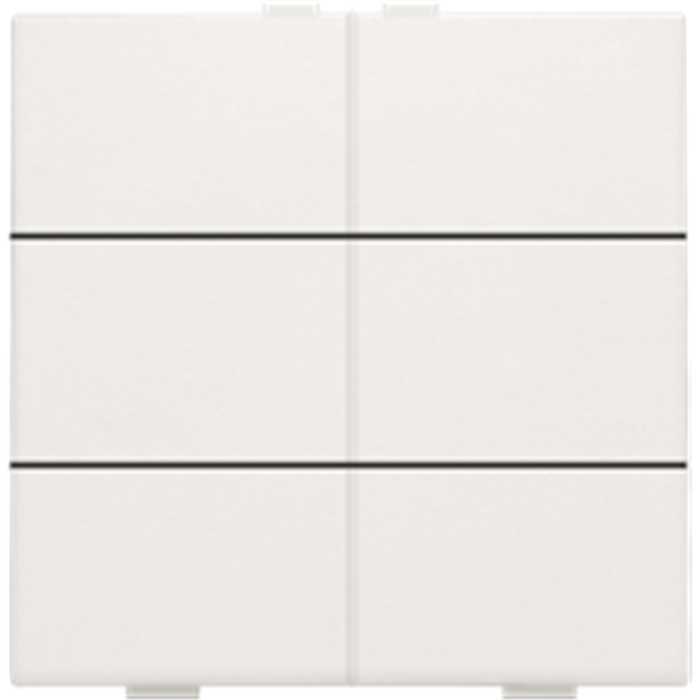 NIKO HOME CONTROL - BOUTON POUSSOIR SEXTUPLE BLANC NIKO HOME CONTROL - BOUTON POUSSOIR SEXTUPLE BLANC