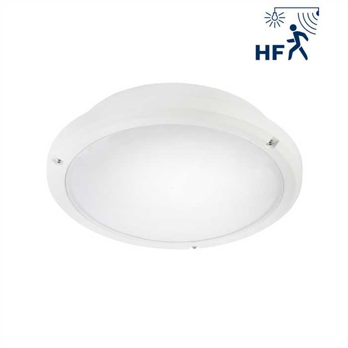 PLAFONNIER LED "DEIMOS" 12W CCT BLANC IP65 IK10 AVEC DETECTEUR PLAFONNIER LED "DEIMOS" 12W CCT BLANC IP65 IK10 AVEC DETECTEUR