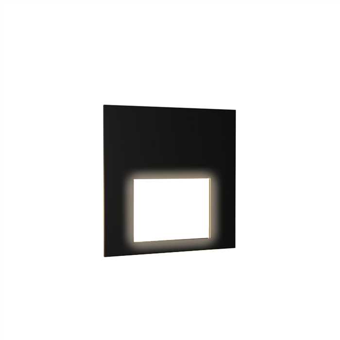 PLAQUE DE FINITION "ANTIBES" CARRE VERRE NOIR PLAQUE DE FINITION "ANTIBES" CARRE VERRE NOIR