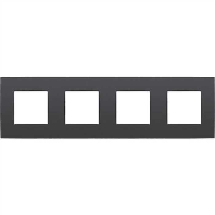 PLAQUE QUADRUPLE HORIZONTAL INTENSE ANTHRACITE PLAQUE QUADRUPLE HORIZONTAL INTENSE ANTHRACITE