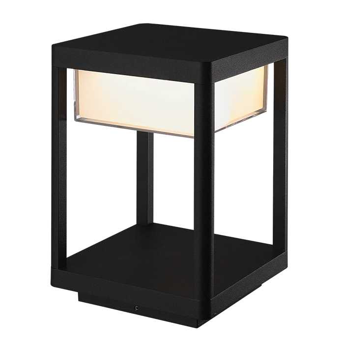 POTELET LED "NERES" 9W 830 NOIR IP65 230MM POTELET LED "NERES" 9W 830 NOIR IP65 230MM