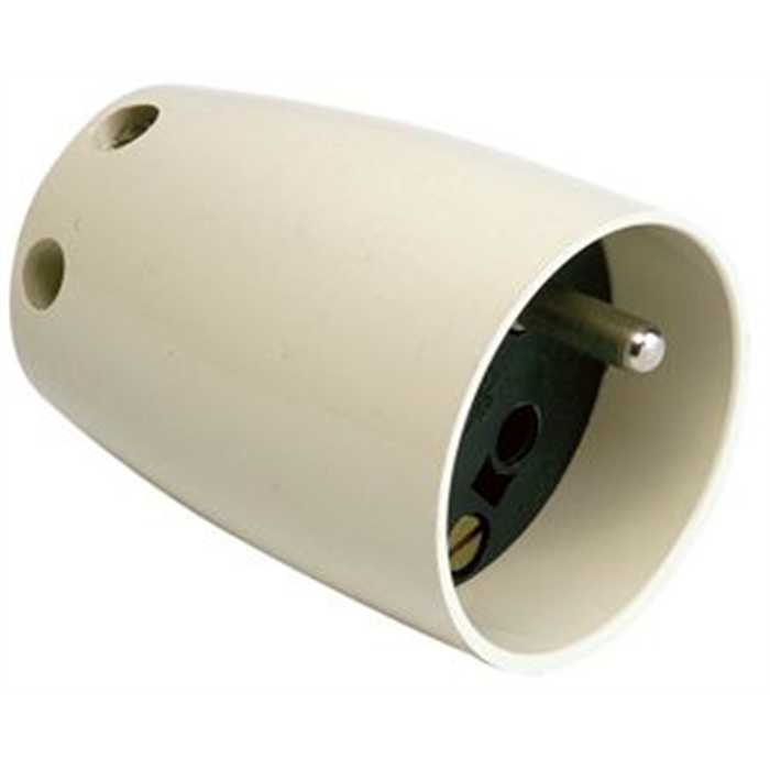 PRISE FEMELLE MOBILE 2P+T 16A 250V IVOIRE PRISE FEMELLE MOBILE 2P+T 16A 250V IVOIRE