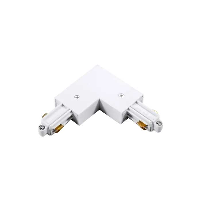 RAIL MONO - CONNECTEUR D'ANGLE 90° INTERIEUR BLANC RAIL MONO - CONNECTEUR D'ANGLE 90° INTERIEUR BLANC