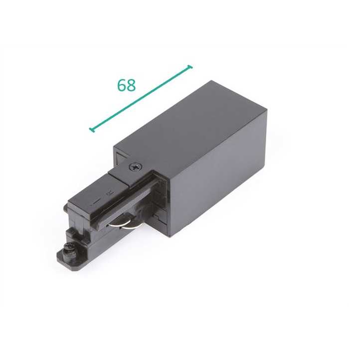 RAIL TRI - ALIMENTATION DROITE NOIR RAIL TRI - ALIMENTATION DROITE NOIR