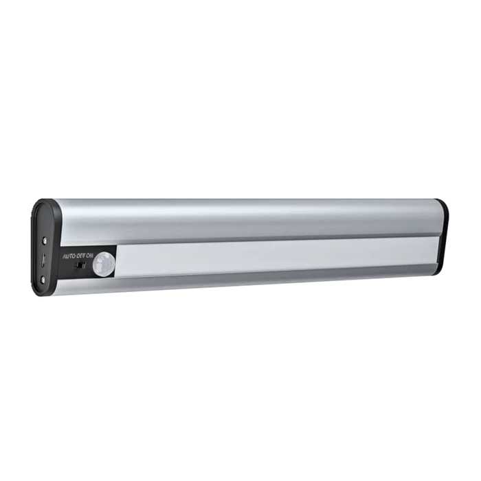 REGLETTE LED "LINEAR MOBILE" 1,5W 840 SILVER 300MM SUR BATTERIE + SENSOR REGLETTE LED "LINEAR MOBILE" 1,5W 840 SILVER 300MM SUR BATTERIE + SENSOR