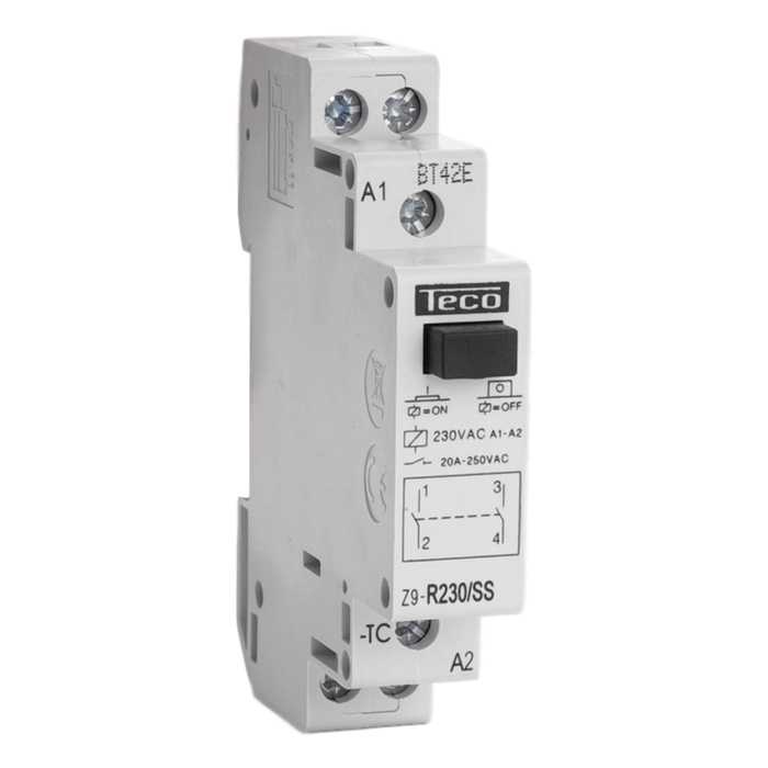 RELAIS D'INSTALLATION TC 230VAC 20A 2NO RELAIS D'INSTALLATION TC 230VAC 20A 2NO