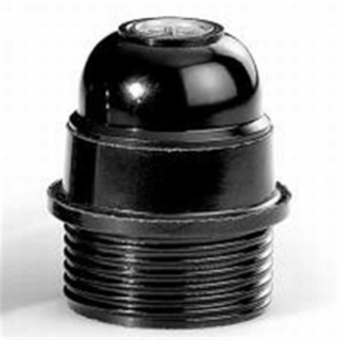 SOQUET BAKELITE FILETE E27 NOIR SOQUET BAKELITE FILETE E27 NOIR