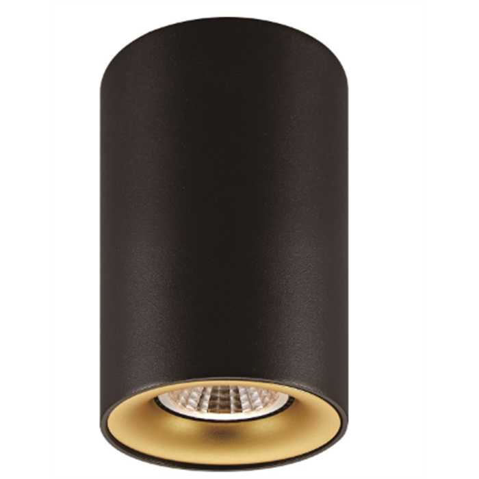 SPOT APPARENT "ZOLAN" GU10 5W 827 NOIR/DORE DIM 110MM SPOT APPARENT "ZOLAN" GU10 5W 827 NOIR/DORE DIM 110MM