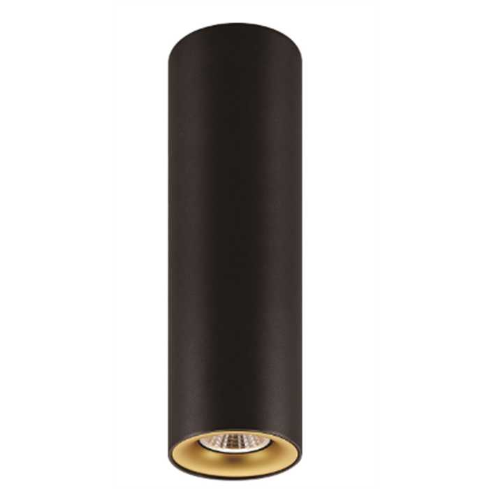 SPOT APPARENT "ZOLAN" GU10 5W 827 NOIR/DORE DIM 250MM SPOT APPARENT "ZOLAN" GU10 5W 827 NOIR/DORE DIM 250MM