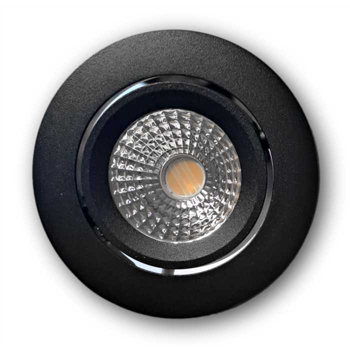 SPOT ENCASTRE LED "SOLIS" 10W CCT NOIR IP54 DIM SPOT ENCASTRE LED "SOLIS" 10W CCT NOIR IP54 DIM