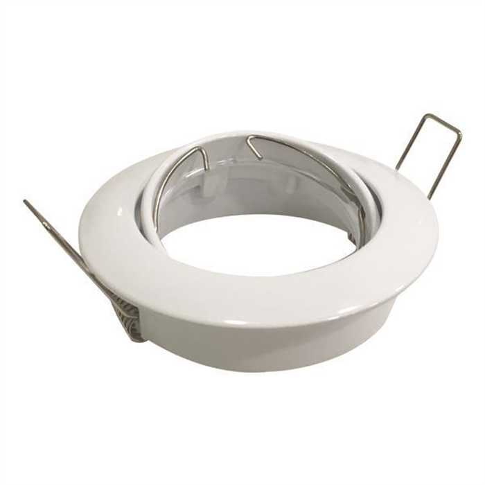 SPOT ENCASTRE ORIENTABLE GU10 BLANC SPOT ENCASTRE ORIENTABLE GU10 BLANC