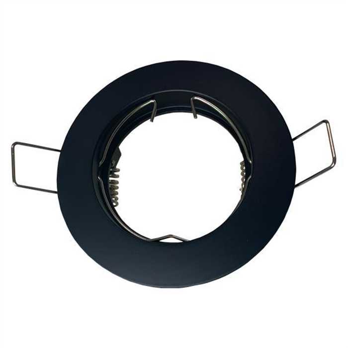 SPOT ENCASTRE ROND FIXE GU10 NOIR SPOT ENCASTRE ROND FIXE GU10 NOIR