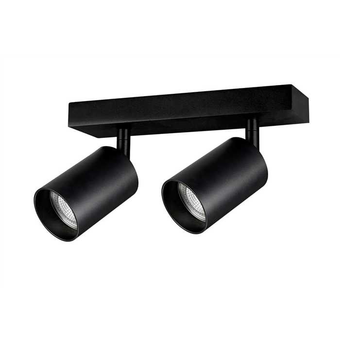 SPOT "TABOO" 2XGU10 NOIR SPOT "TABOO" 2XGU10 NOIR