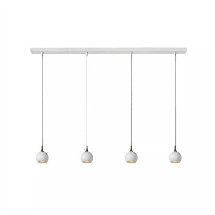 SUSPENSION "FAVORI" 4XGU10 BLANC 1000MM SUSPENSION "FAVORI" 4XGU10 BLANC 1000MM