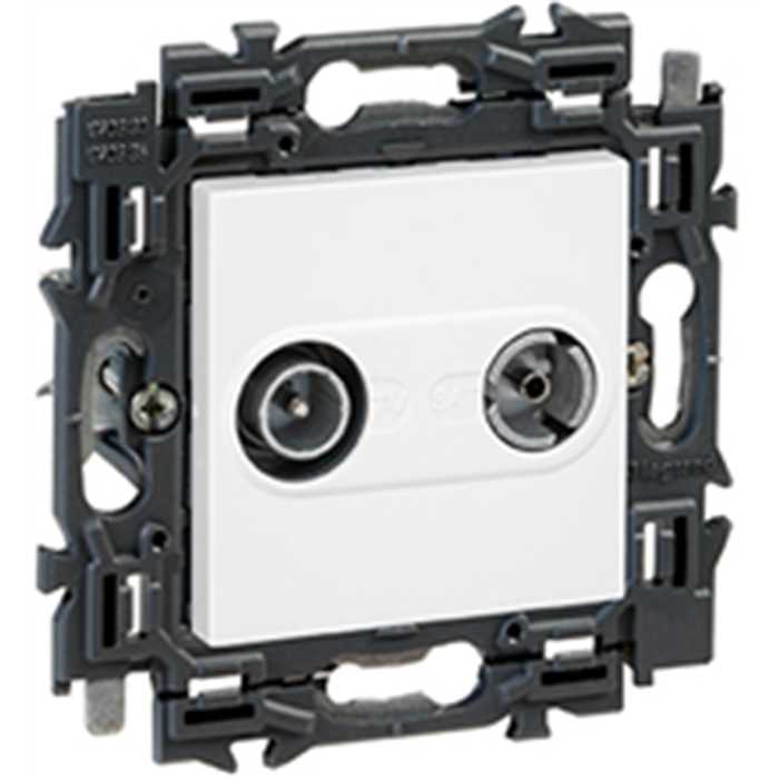 VALENA - PRISE TV/FM RESEAU CABLE BLANC VALENA - PRISE TV/FM RESEAU CABLE BLANC