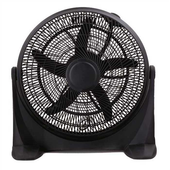 VENTILATEUR BOX FAN ROND NOIR 50CM 100W VENTILATEUR BOX FAN ROND NOIR 50CM 100W