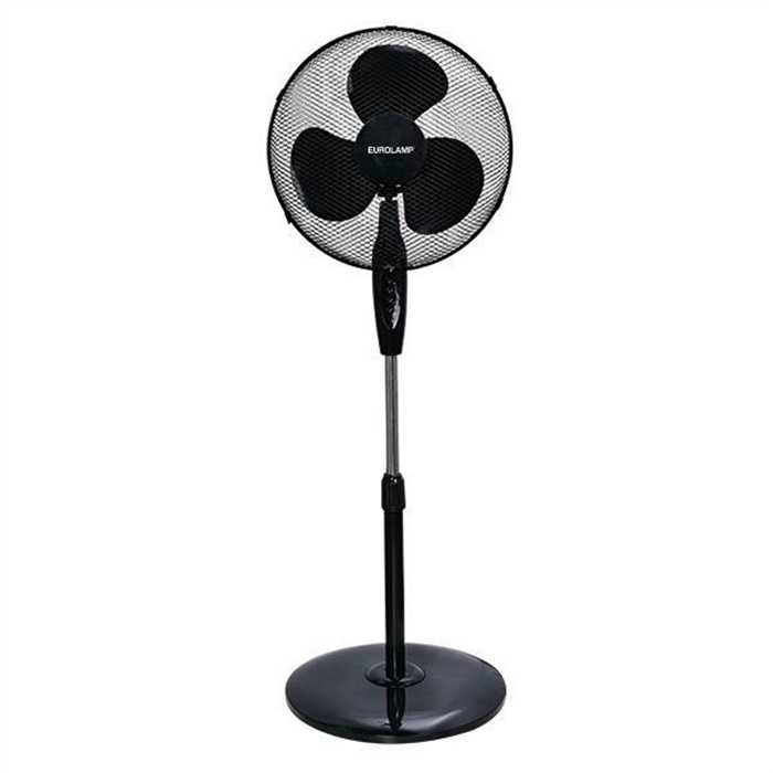 VENTILATEUR SUR PIED STAND FAN BLACK 43CM 60W VENTILATEUR SUR PIED STAND FAN BLACK 43CM 60W